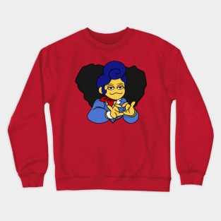 wally darling heart art Crewneck Sweatshirt